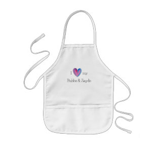 I Love My Bubbe and Zayde Apron