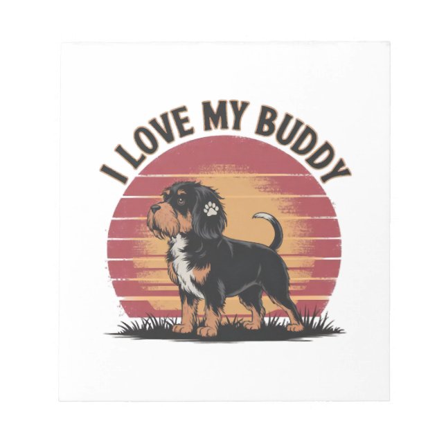 I Love My Buddy Notepad (Front)