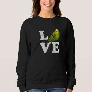I Love My Budgie Parakeet Budgerigar Graphic Tee