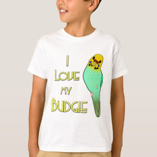 I Love My Budgie T-Shirt