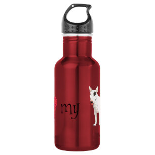I Love my Bull Terrier 532 Ml Water Bottle