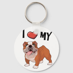 I love my Bulldog Key Ring