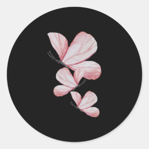I Love My Butterfly Gifts Classic Round Sticker