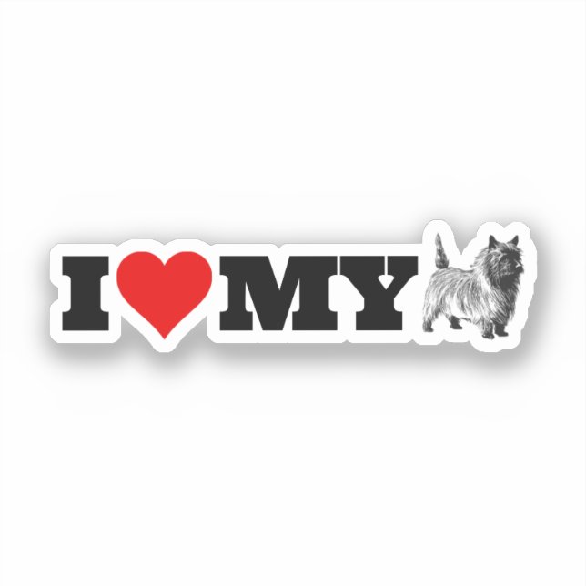 I Love My Cairn Terrier (Front)