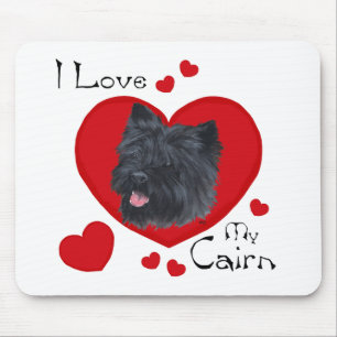 I Love My Cairn Terrier Mouse Pad