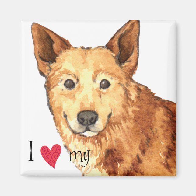 I Love my Canaan Dog Magnet (Front)