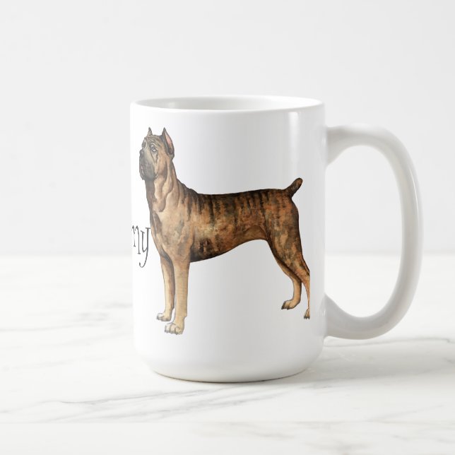 I Love my Cane Corso Coffee Mug (Right)