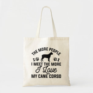 I Love My Cane Corso Tote Bag