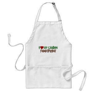 I Love My Carbon Footprint Standard Apron