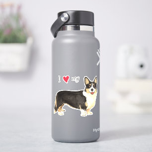 I Love my Cardigan Welsh Corgi Vinyl Sticker