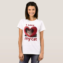 I Love My Cat Adorable Loved Design