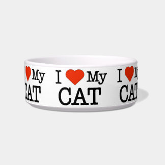I Love My Cat Bowl