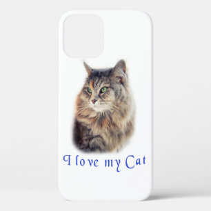 I love my cat  iPhone 12 case