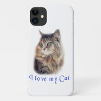I love my cat  Case-Mate iPhone case