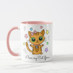 I Love my Cat-ffeine Coffee Mug