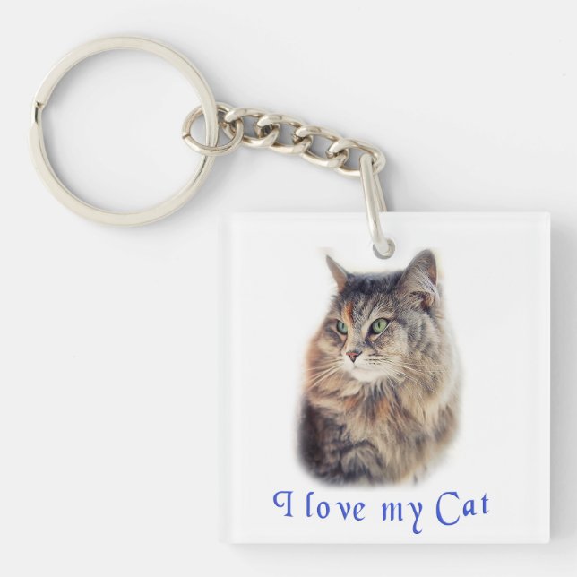 I love my Cat Key Ring (Front)