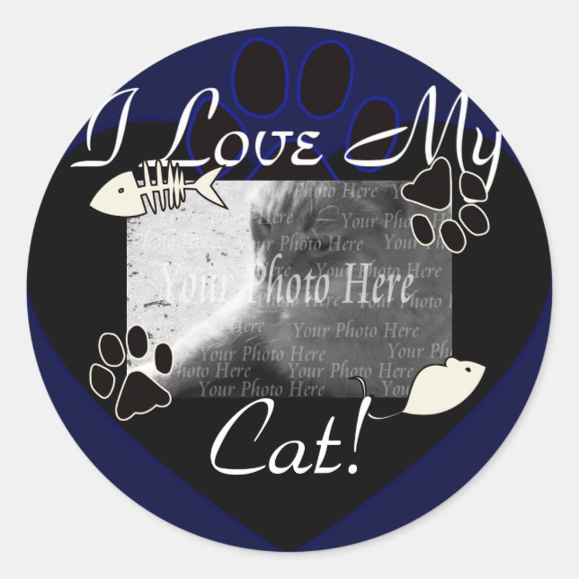 I love my Cat Stickers (Front)