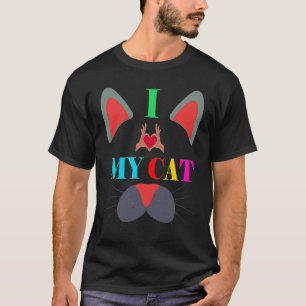 i love my cat to infinity Cat 1 T-Shirt