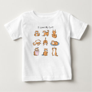 I Love My Cat Toddler T-shirt