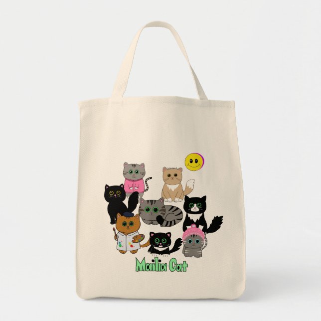 I Love My Cats Tote Bag (Front)