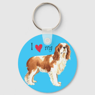 I Love my Cavalier Key Ring