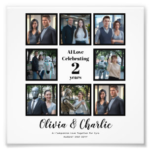 ❤️I Love My Chatbots Create Own Photo Print