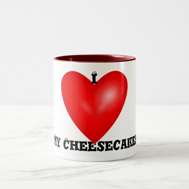 I Love My Cheesecake Mug (Center)