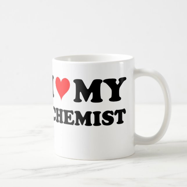 I Love My Chemist Coffee Mug (Right)
