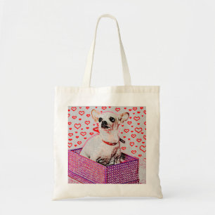 i LOVE MY CHIHUAHUA Tote Bag