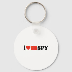 I Love My Chinese Spy, I Heart Chinese Spy,china F Key Ring