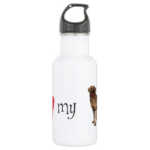 I Love my Chocolate Lab 532 Ml Water Bottle