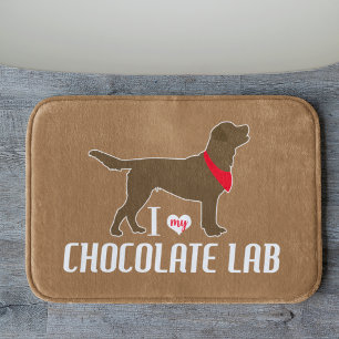 I love my Chocolate Lab Bathroom Bath Mat