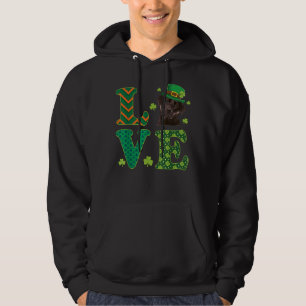 I Love My Chocolate Labrador St Patrick S Day Dog Hoodie