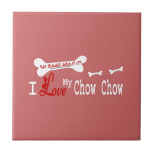 I Love My Chow Chow Tile