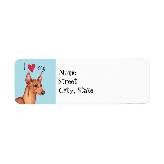 I Love my Cirneco dell'Etna (Front)