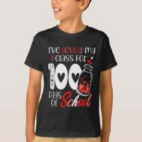 I love my class for 100 days school teacher Valent