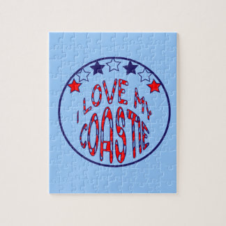"I love My Coastie Jigsaw Puzzle