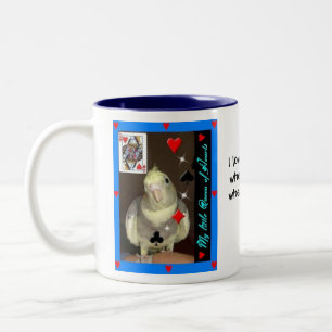 I LOVE MY COCKATIEL Two-Tone COFFEE MUG