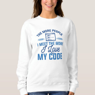 I Love My Code Sweatshirt