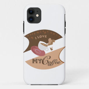 I Love My Coffee Retro Java Case-Mate iPhone Case