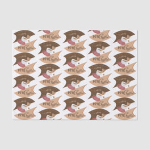 I Love My Coffee Retro Java Tissue Paper