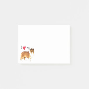 I Love my Collie Post-it Notes