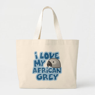 I Love My Congo African Grey Bag
