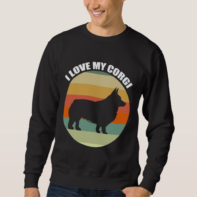 I Love My Corgi  1150 Sweatshirt (Front)