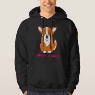 I Love My Corgi 714 Hoodie