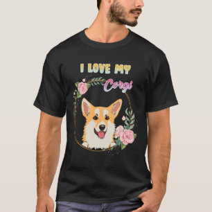 I Love My Corgi Active T-Shirt