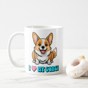 I Love My Corgi Coffee Mug