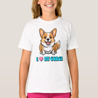 I Love My Corgi T-Shirt