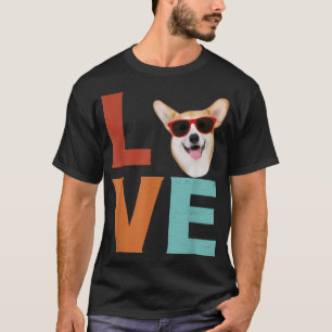 I Love My Corgi Vintage  T-Shirt