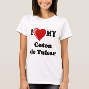 I Love My Coton De Tulear Dog T-Shirt